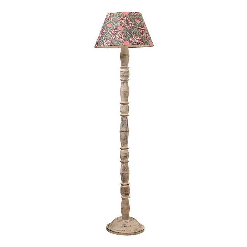 Nocturne Brown Ethnica Floor Lamp media 4