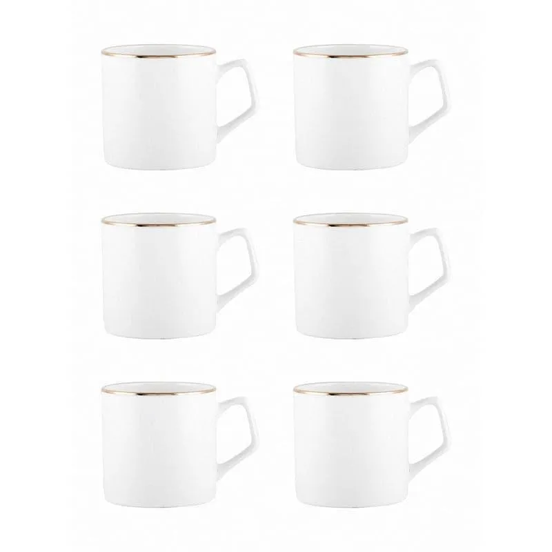 Sonaki Quenna Bone China Tea Cup (240 mL Each) - Set of Six media 4