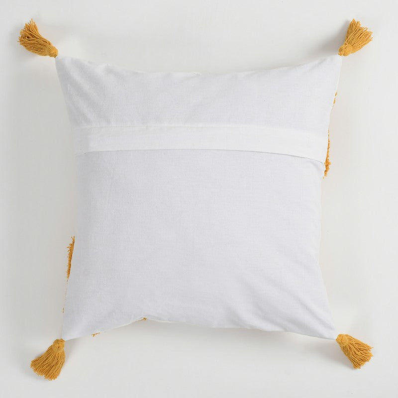Helianthus Tufted Cotton Cushion Cover - Set Of Five media 6