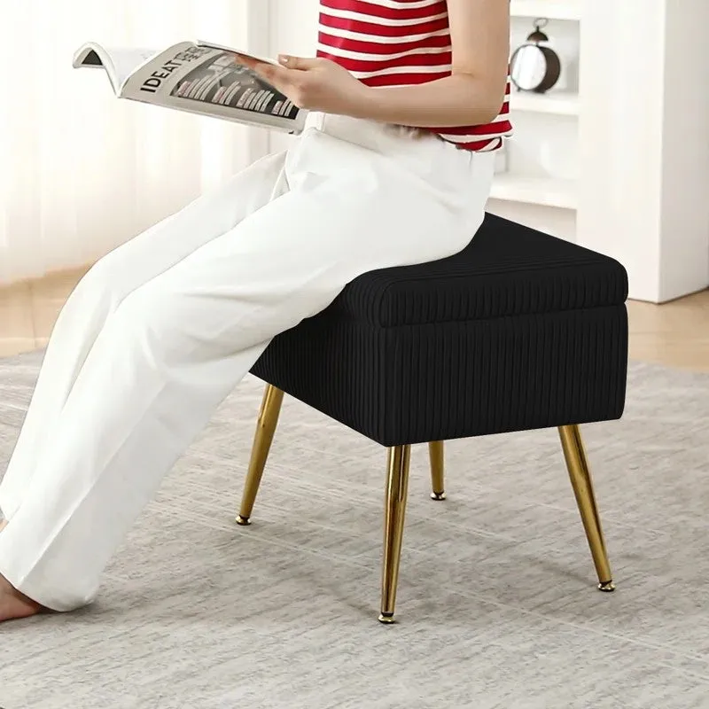 Kylen Softiq Ottoman - BLACK media 3