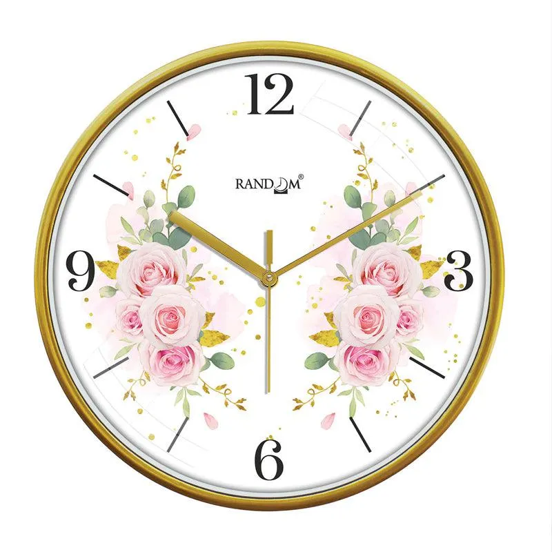 Chloe Floral Wall Clock media 3