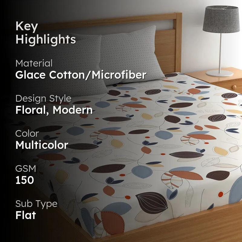 Brennan I Microfiber Microfiber Bedsheet - 150 GSM media 2