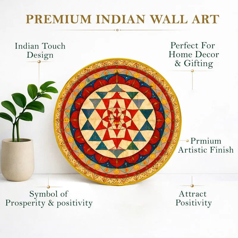 Geometric Mandala Paper Wall Art media 6