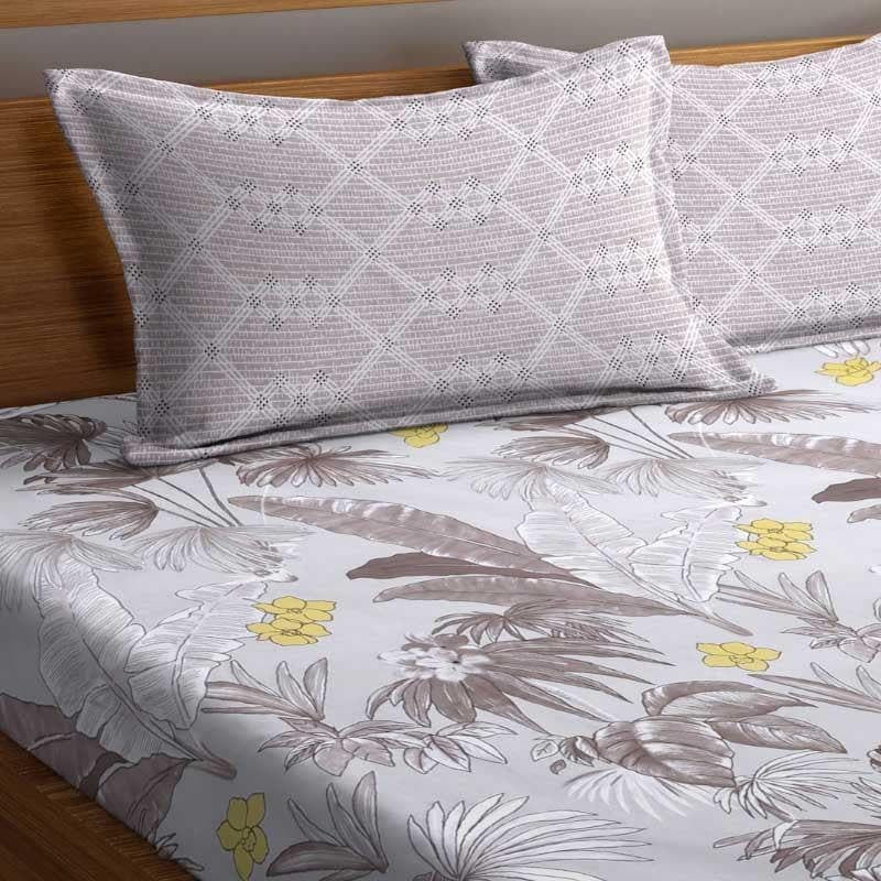 Danna Printed Microfiber Bedsheet  - 130 GSM media 4