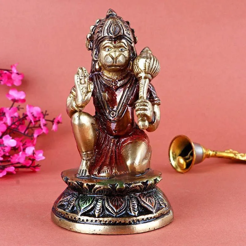 Najarangbali Hanuman Brass Idol media 1