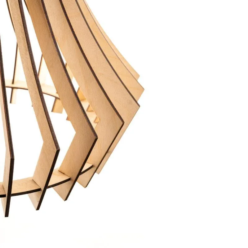 Azami Wooden Ceiling Lamp media 5