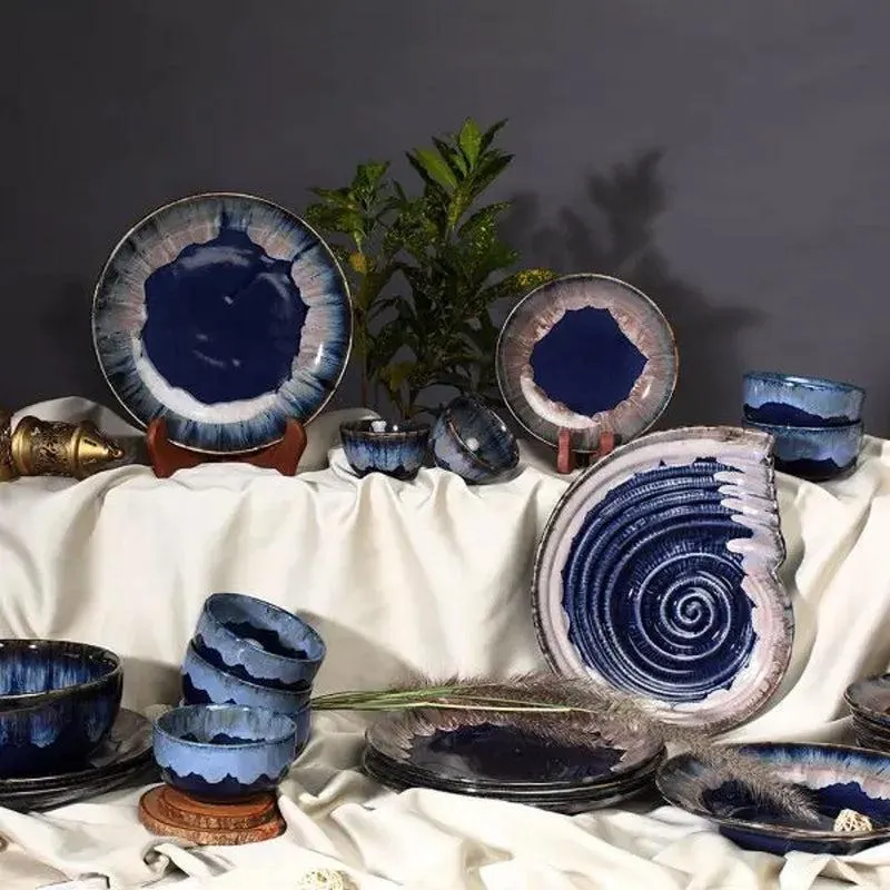 Halmi Handmade Dinner Set - 54 Piece Set media 1