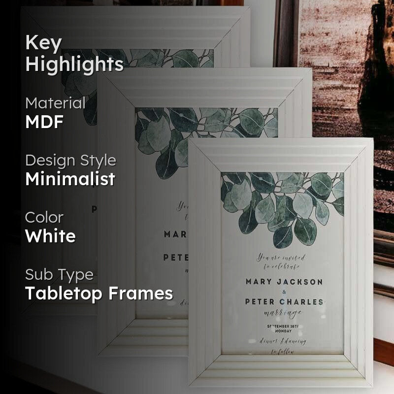 Frame Folly Table Photo Frame - Set Of Three media 2