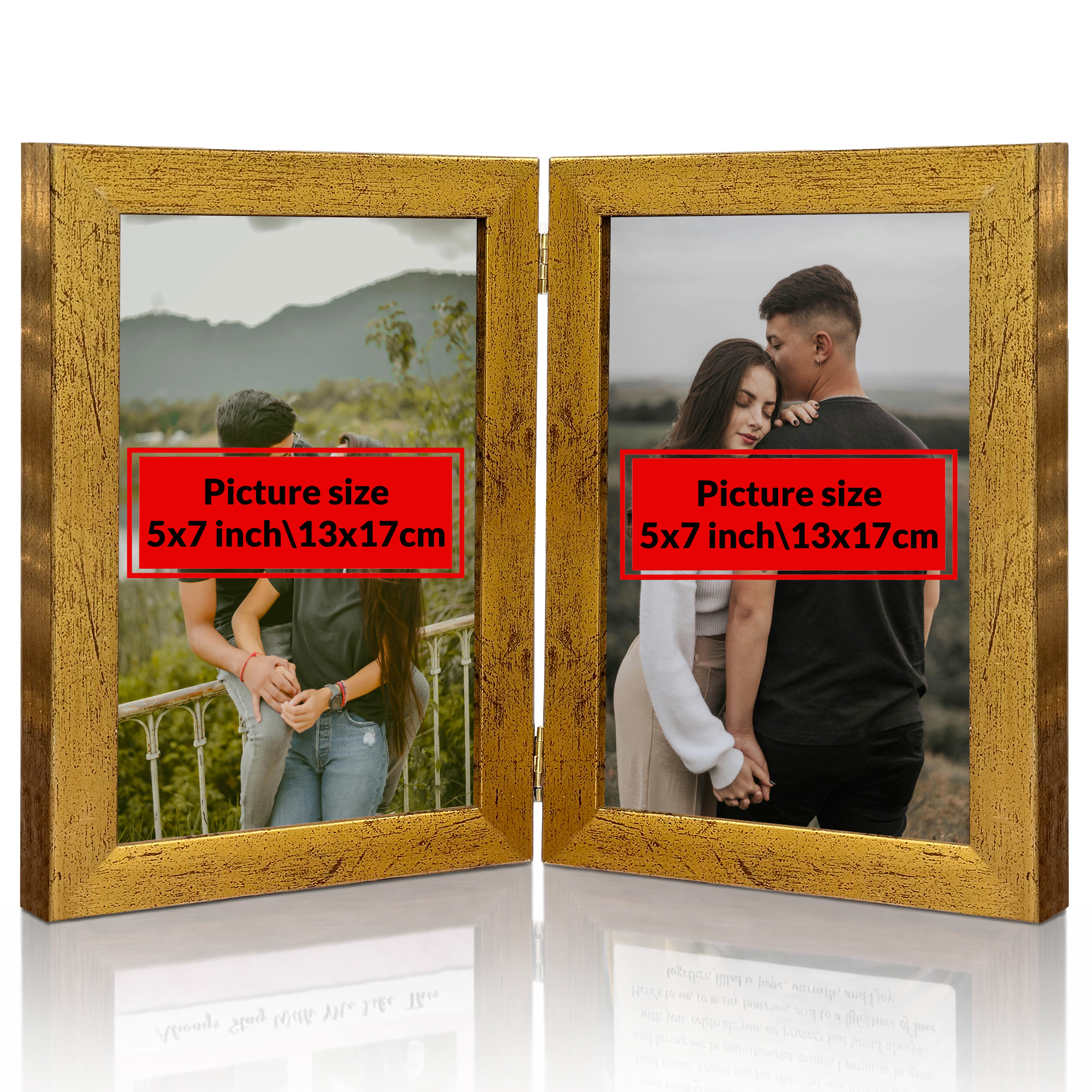 CalmTone MDF Photo Frame - Gold media 4
