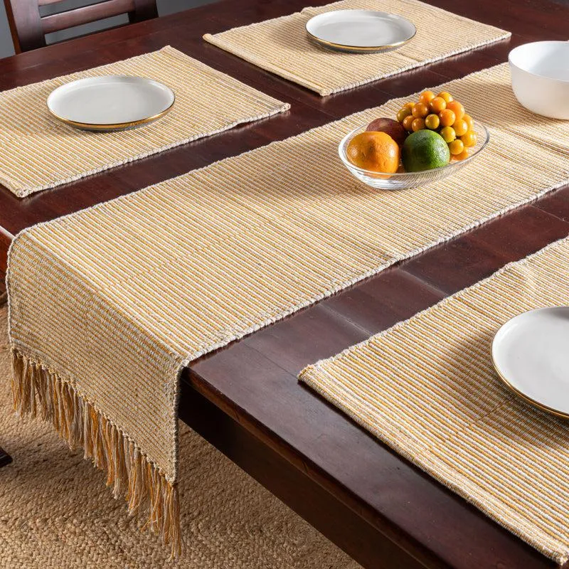 Calli Handwoven Cotton Table Runner media 3