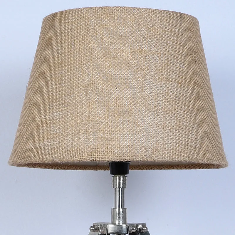 Tatami Fold Tripod Mango Wood Table Lamp - Black,Brown media 4