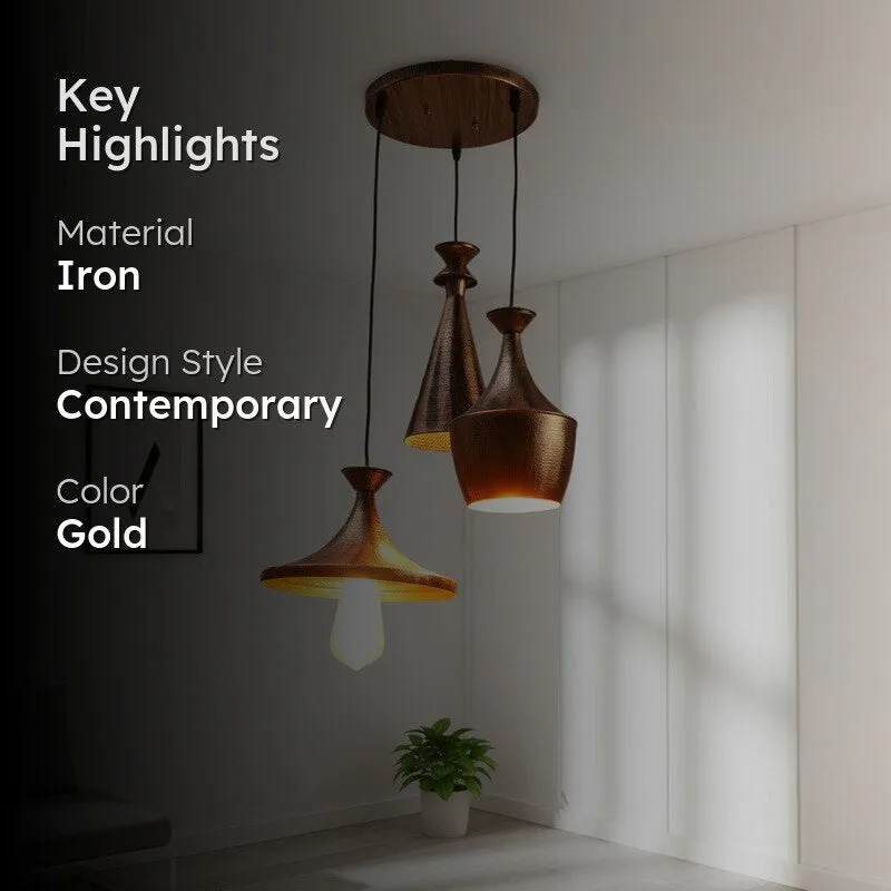 Auric Iron Ceiling Lamp media 2
