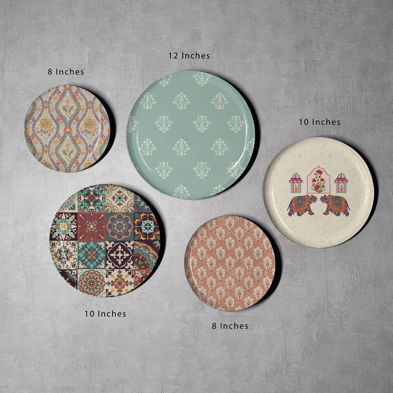 Jaipur Metal Wall Plate - Set Of Five media 11