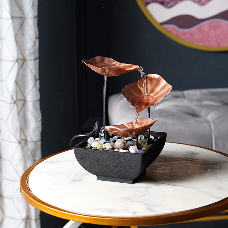 Lily Flow Table Top Fountain - Copper media 5