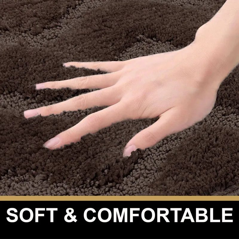 Scotch Waves Microfiber Bath Mat - Brown media 3
