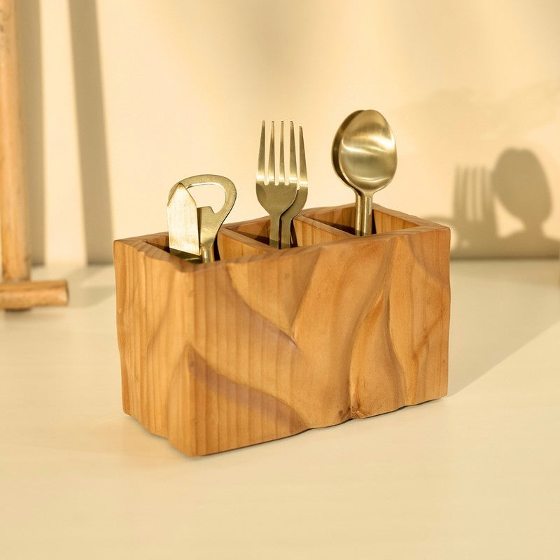 Mora Wooden Cutlery Holder