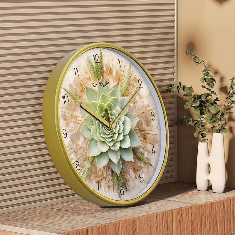Cereus Circle Analog Wall Clock media 3