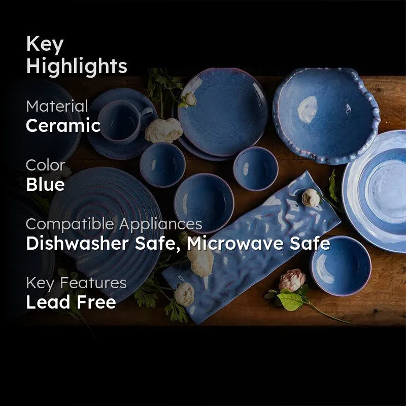 Periela Handmade Dinner Set - 12 Piece Set media 2
