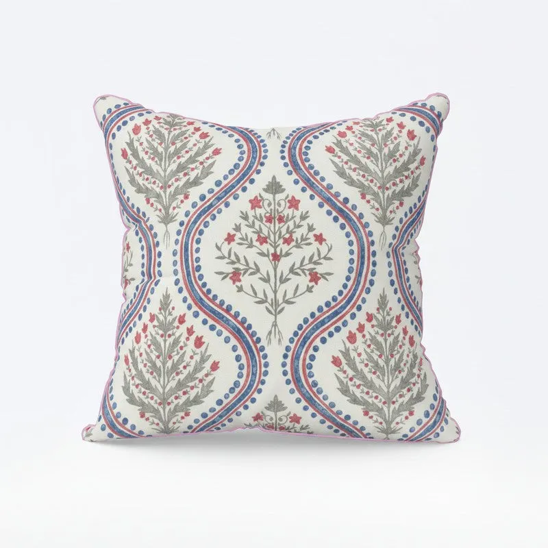 Paisley Motif Multicolor Cushion Cover Set - Set Of Three media 3