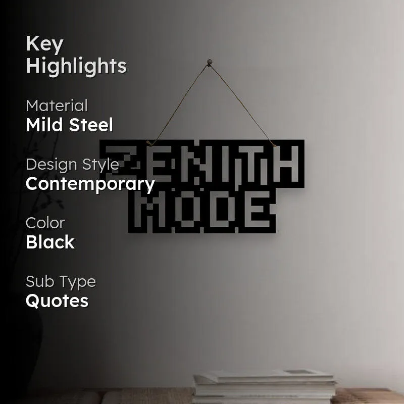 Zenith Mode Mild Steel Wall Accent media 2