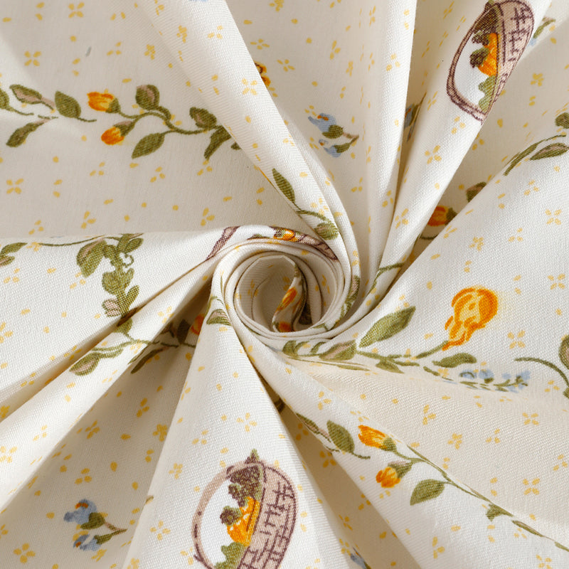 Anila Fitted Cotton Blend Bedsheet - 180 GSM media 6