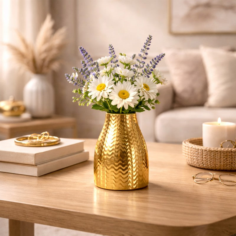 Sculptora Ceramic Vase - Gold media 4