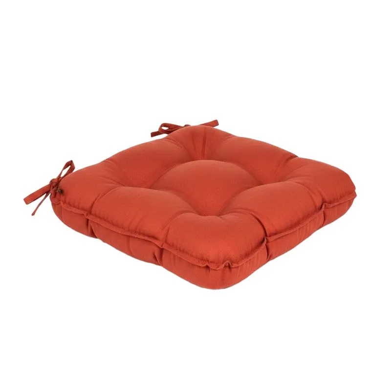 Sylvia Chair Pad (Terracotta Brown) - Set Of Two media 6