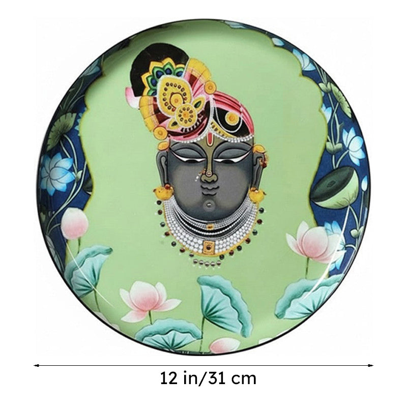 Krishna Charm Iron Wall Plate media 6