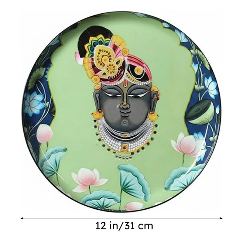 Krishna Charm Iron Wall Plate media 6