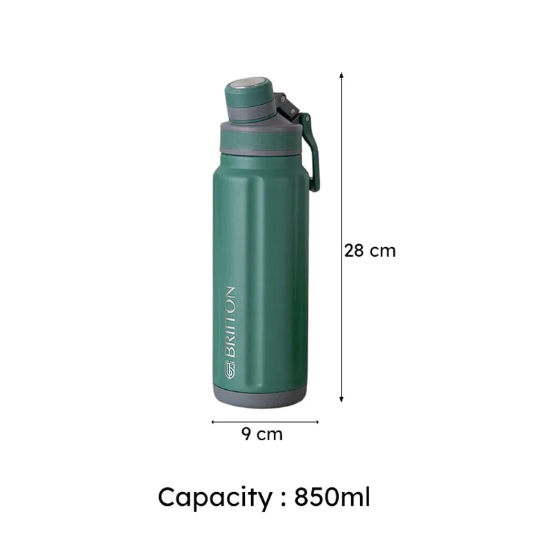 Aqua Alchemy Hot & Cold Thermos Water Bottle (Green) - 850 mL media 8