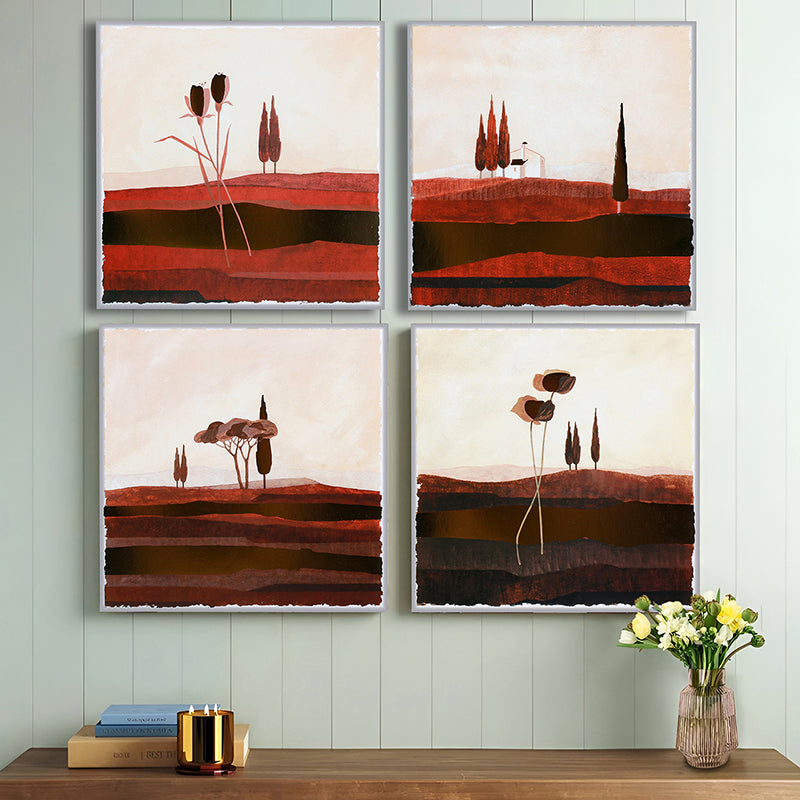 Deserted Land Wall Art - Set Of Four