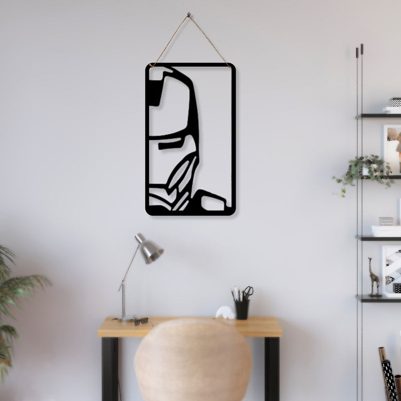 Lines Of Man Iron Wall Accent