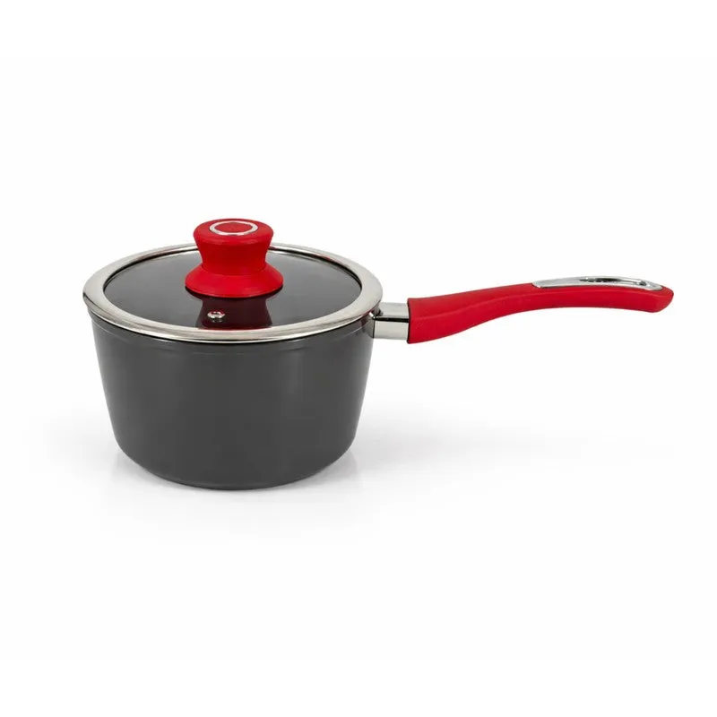 Salford Forged Non Stick Saucepan with Glass Lid (Black) - 1700 mL media 3