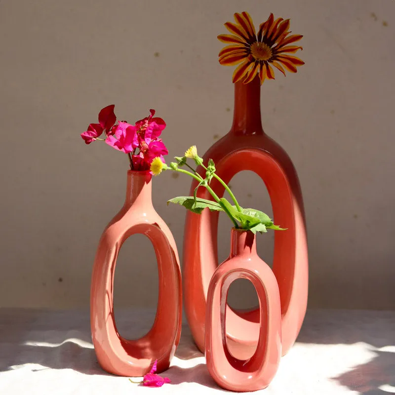 Preston Halo Vase - Set Of Two media 1