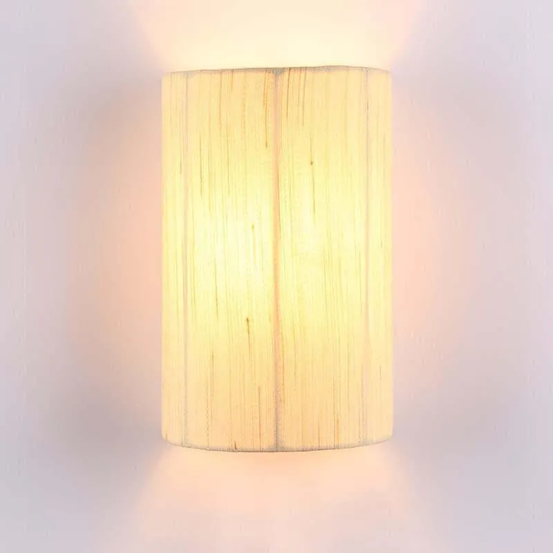 Hemisphere Fabric Wall Lamp - Off-White media 4