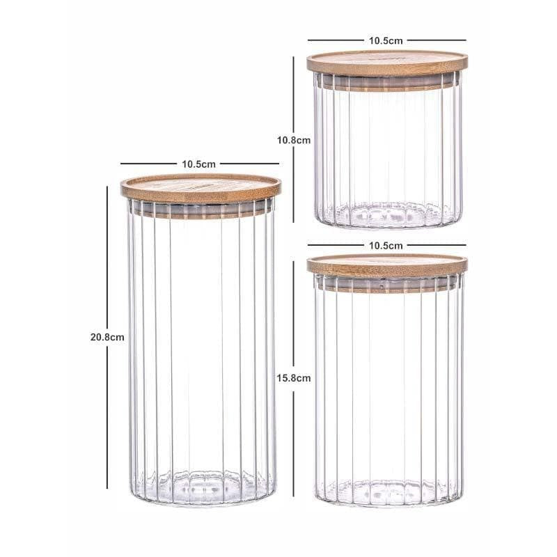 Sefona Storage Jar (685/1050/1400 mL) - Set Of Three media 5