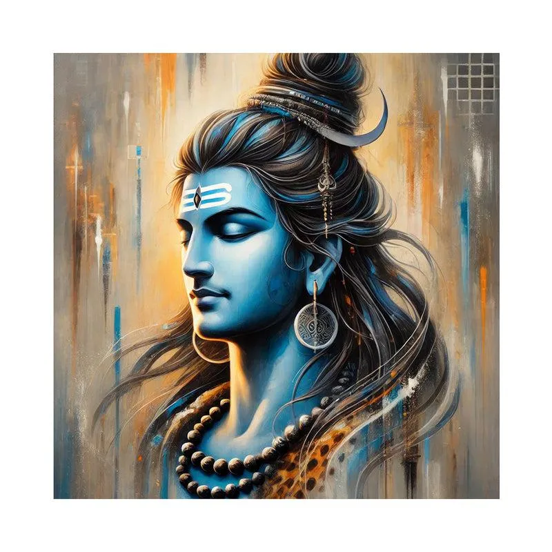 Shambo Mahadeva Wall Painting media 4