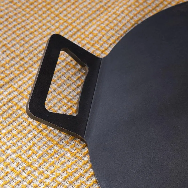 Ebony Iron Round Tawa - 31 cm media 4