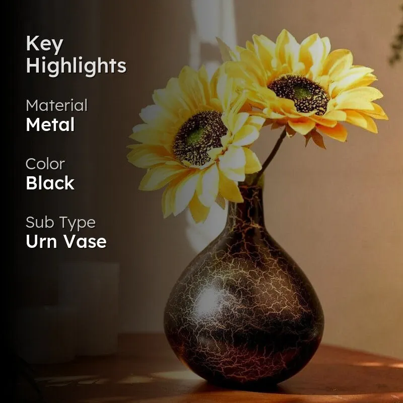 Iyana Metal Vase - Small media 2