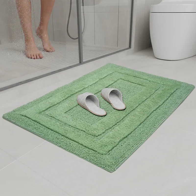 Aqualoom Anti skid Bath Mat  - Green media 5