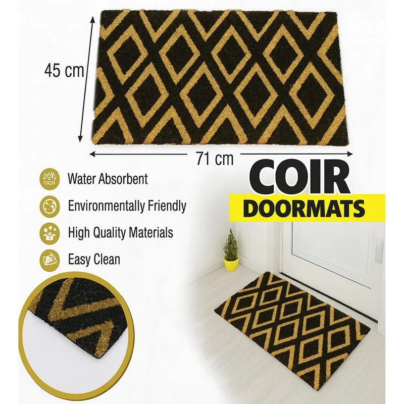 Diamond Craft Coir Door Mats - Brown media 10
