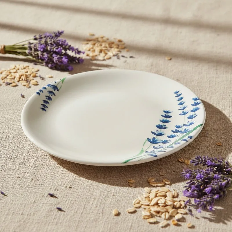 Lavender Melamine Quarter Plates - Set of Six - 3