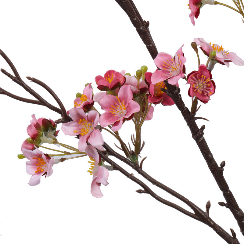 Artificial Realistic Cherry Blossom Stick - Pink media 5