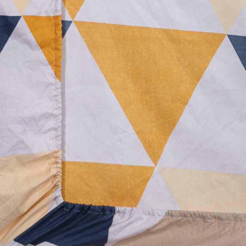 Compliment Geometry Printed Bedsheet - 150 GSM media 5