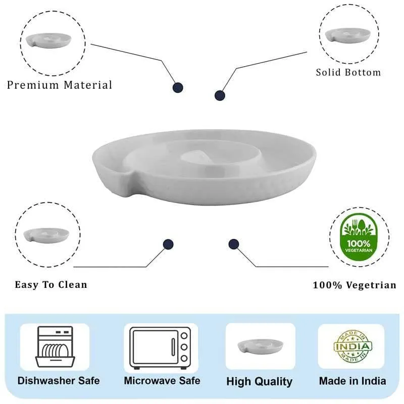 Pure Bliss Spiral Porcelain Platter - Set of Two media 6