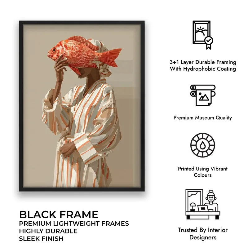 Terracoa Canvas Wall Painting With Black Frame media 7