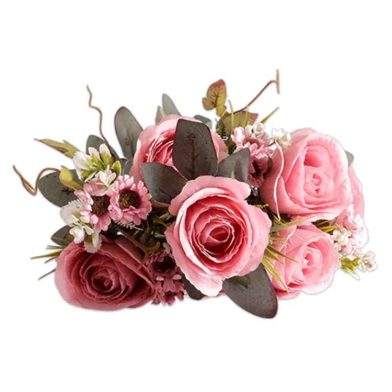 AarviDecor Velvet Rose Silk Artificial Flowers media 7
