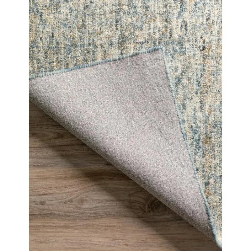 Handloom Hand Tufted Harmony Wool Rug - Blue & Brown media 4