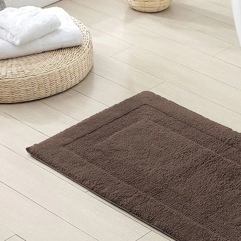 Paris Luxe Reversible Bath Mat - Brown media 3