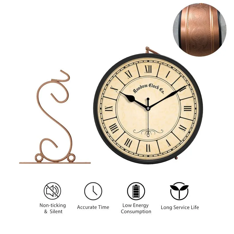 Victoriane Double Sided Wall Clock media 7